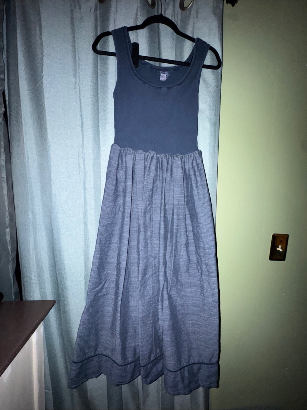 Carbon2cobalt Classic Navy Tank hybrid Dress ribbed